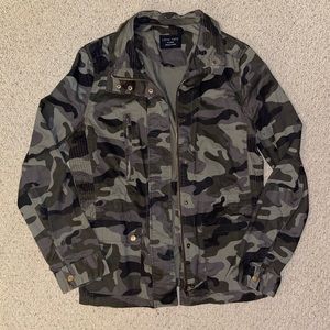 Camo utility jacket